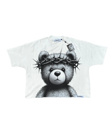 'Soft Crucifixion' Boxy Tee White