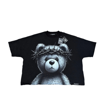 'Soft Crucifixion' Boxy Tee Black
