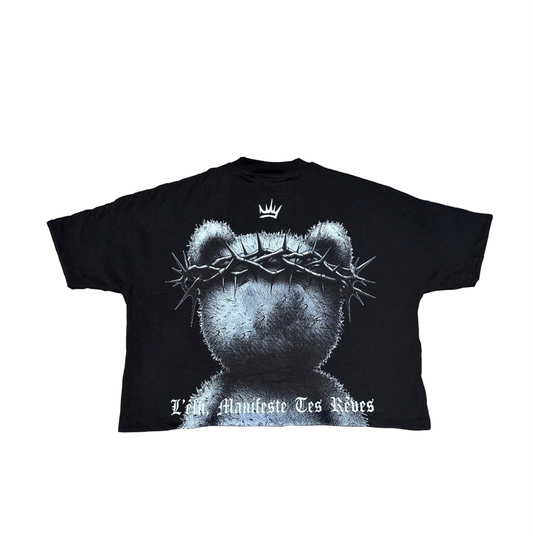 Soft Crucifixion Boxy Tee Black