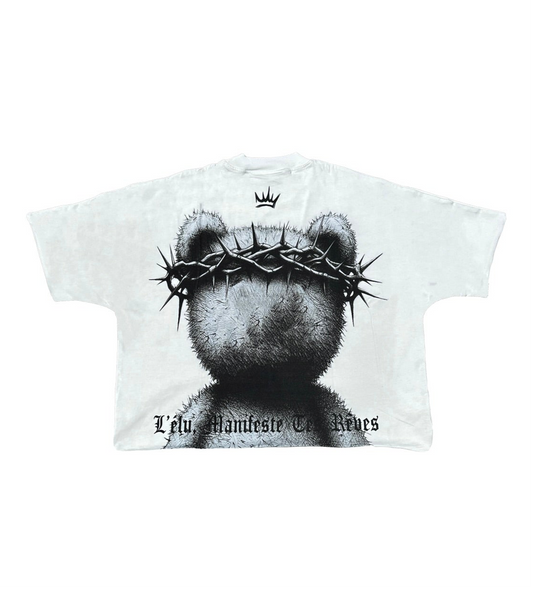Soft Crucifixion Boxy Tee White